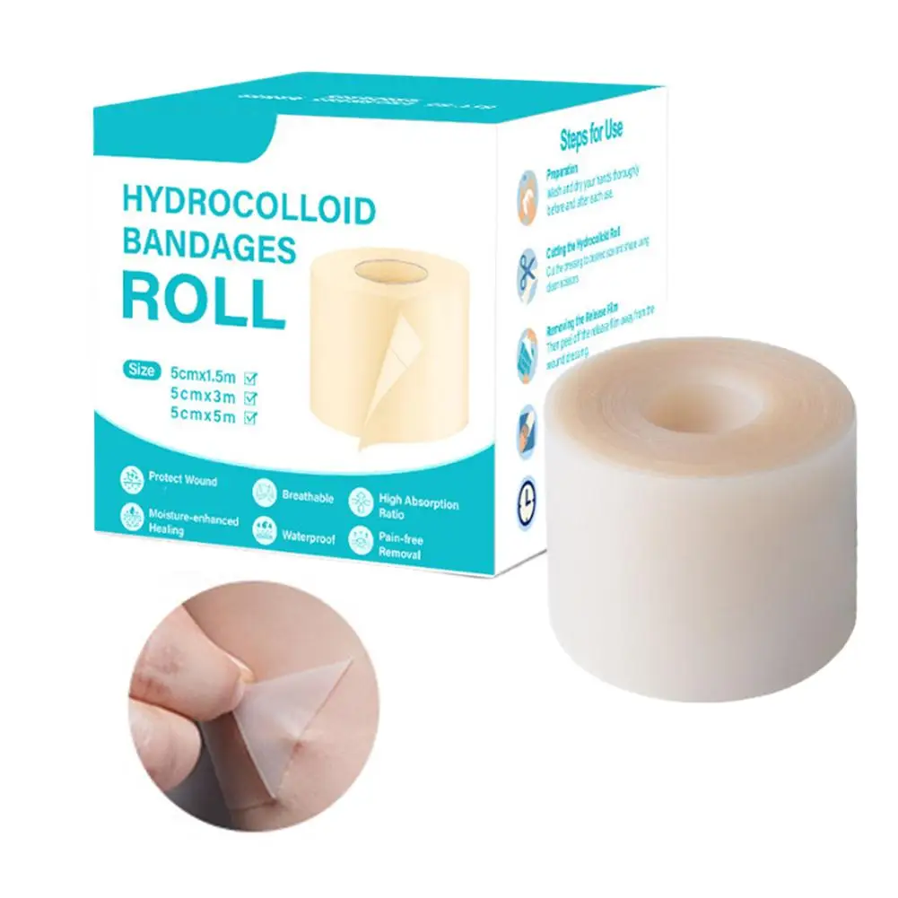 Hydrocolloid Dressing Roll - Self-Adhesive Invisible Bandage