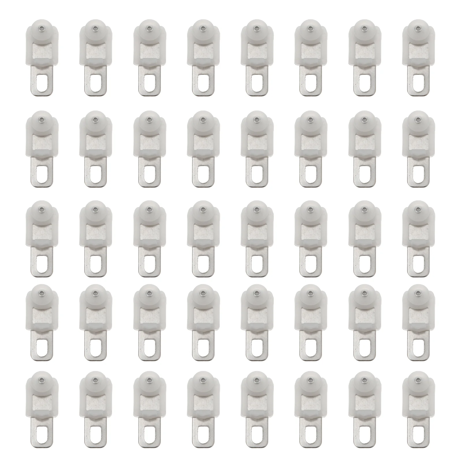 

50pcs Heavy Duty Curtain Track Glider Hooks Curtain Track Sliding Rollers