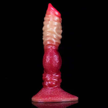 Liquid Silicone dildo Anal sex toys for women Large dildo Strong Suction Prostate Massage Butt Plug Animal Monster Dildo sextoys 2