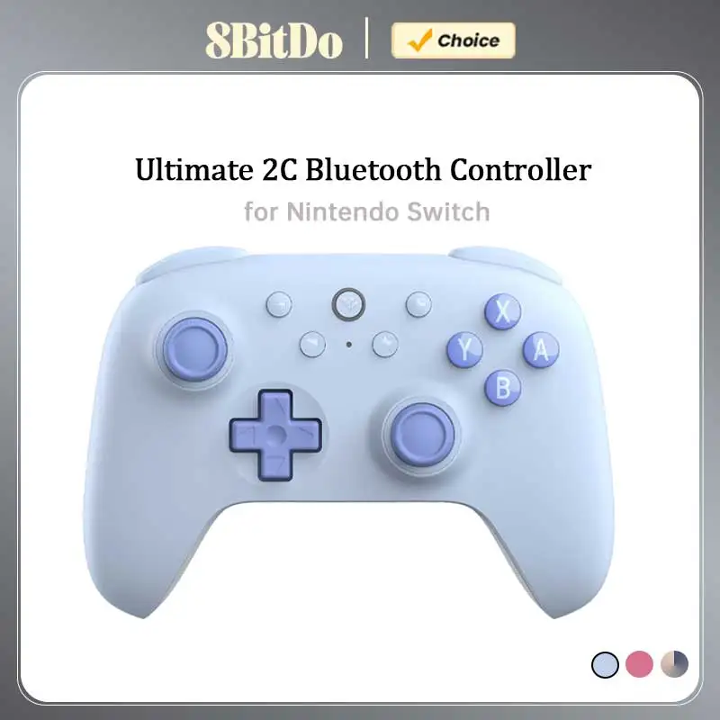 8BitDo Ultimate 2C Bluetooth Controller for Nintendo Switch 2 Wireless Gamepad with Hall Effect Joystock for NS OLED Console