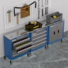 Combination 12-Drawer Tool Chest with Stainless Steel Countertop,7 Drawer Tool Chest and 5 Drawer Tool Chest 1