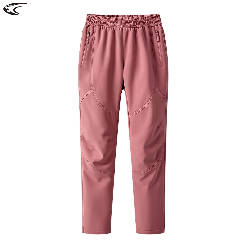 Hiking Pants Fleece Pants Women Winter Hiking Pants Waterproof Warm Fleece Pants Camping Climbing Trekking Skiing Outdoor Sports Softshell Trousers