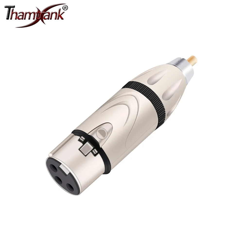 1шт Разъем RCA на 3 контакта XLR штекер/розетка для смены разъемов Аудиокабель Гнездо адаптера Разъем адаптера для микрофонного усилителя