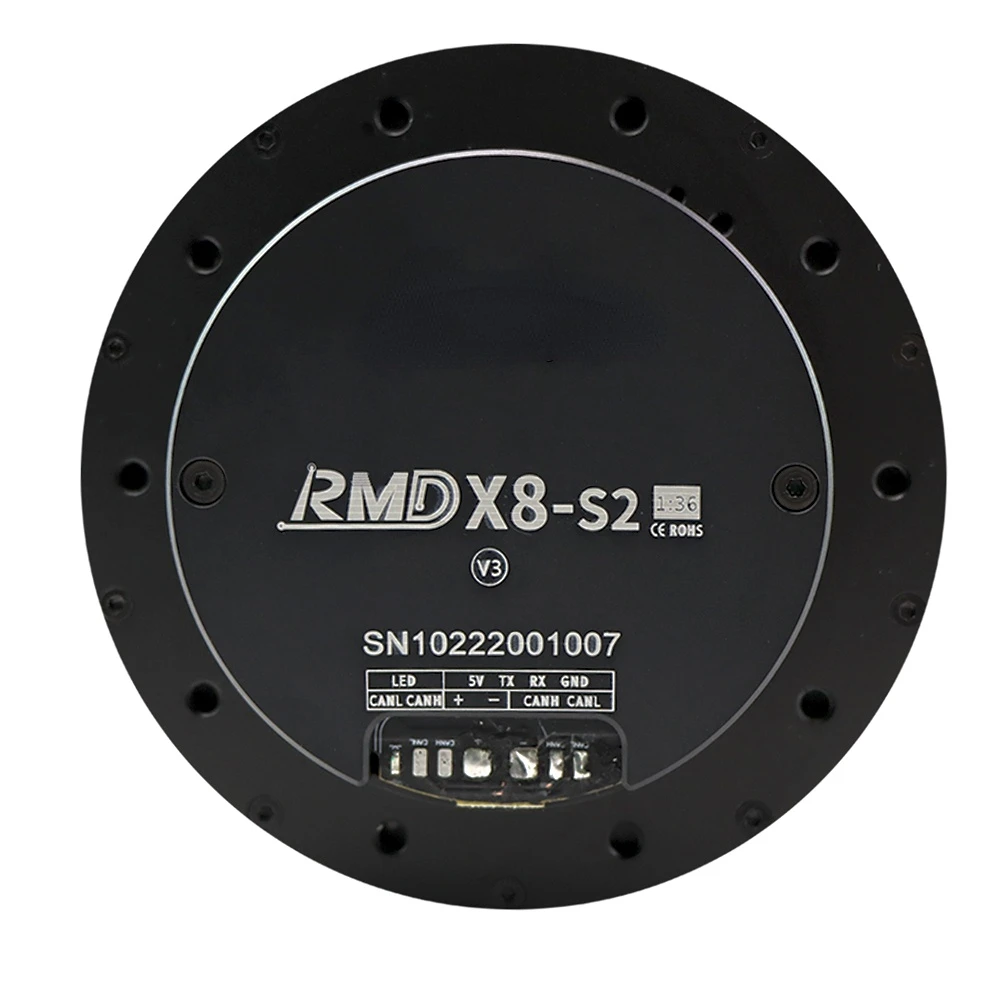 

X8S2 1:36 V3 48v Dc Electric Motor Power Torque Brushless Output Gear CE Speed Proof Servo Motor Robot Arm