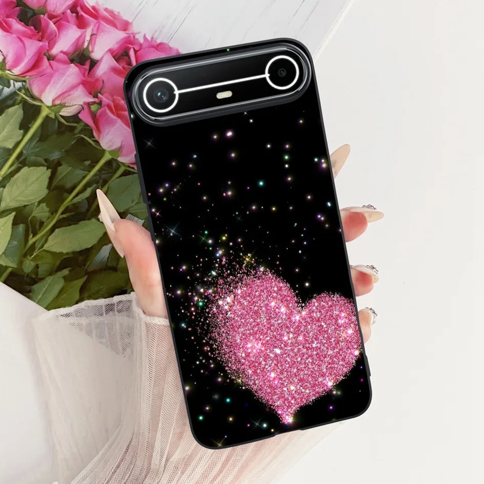 New Fashion Flower Bowknot Soft Silicone Protective Bumper Case - Slim Design