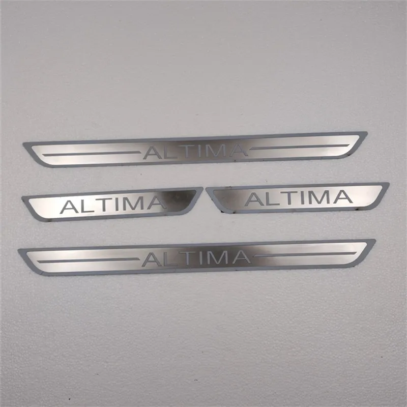 Car Accessories Door Sill Scuff Plate Cover Trim Stainless Steel Threshold Pedal Styling Protect For Nissan Altima 2011--