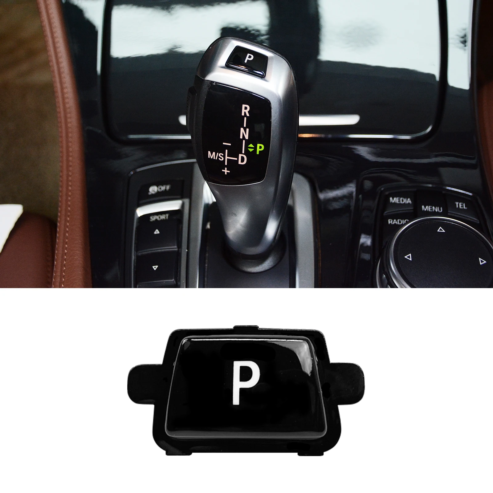 

Car Accessories Gear Shifter Knob P Parking Button Switch For BMW 3 5 6 7 Series F30 F10 F01 F02 X1 X3 X4 F30 F32 F48 F25