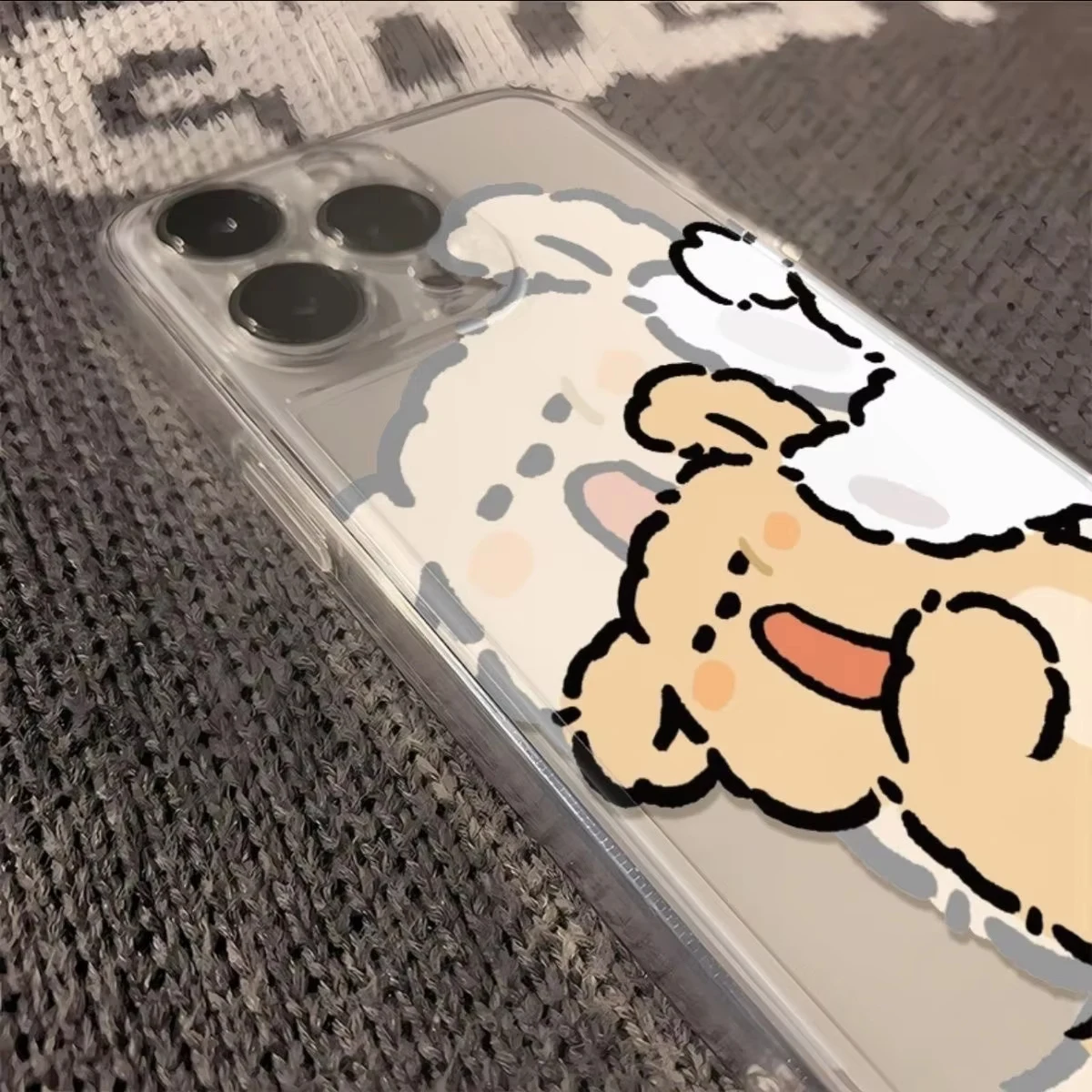 Korean Maltese Phone Case For Lovers Couples for Samsung Galaxy S24 S23 S22 S21 Plus Ultra FE A73 A72 A71 A52 A51 A32 Funda Case