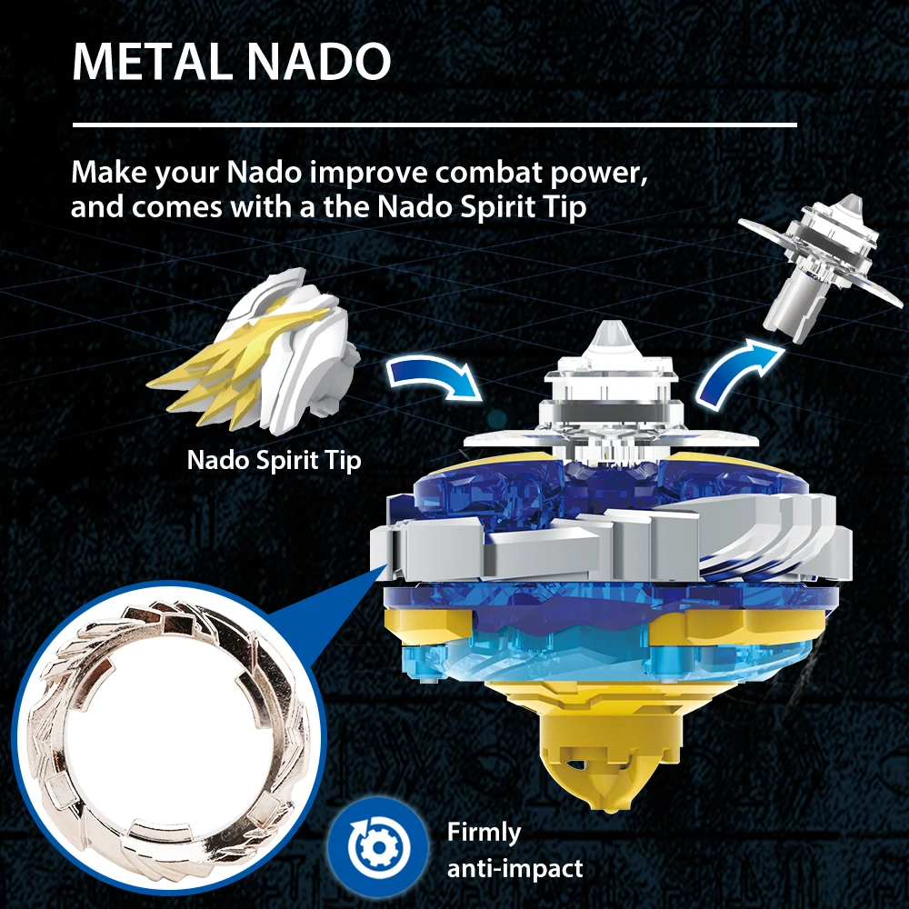 Infinity Nado 5 Original Series Ares Wings Non Stop Battle Metal Spinning Top Gyro With Magnetic Launcher Anime Genuine Kid Toy spinning top toy,battle tops,battle top toy,gyro toupie,gyroscope toy,beyblades burst gyro,beyblade toys
