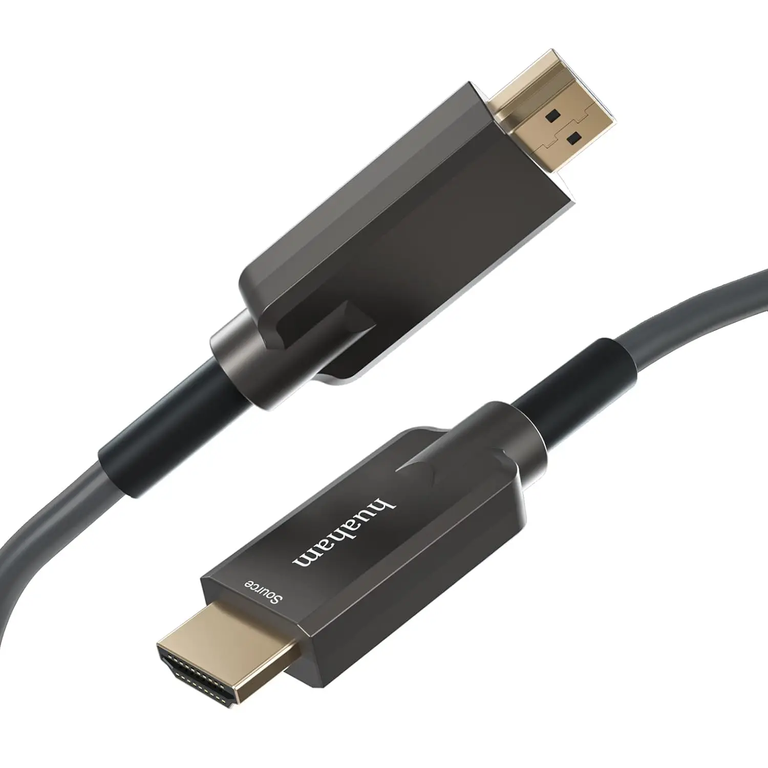 

8K волоконно-оптический HDMI-кабель из нержавеющей стали Armor 8K HDMI 2,1 кабель Ультра высокая скорость, 8K60Hz, 4K120Hz, Dynamic HDR, eARC для PS5