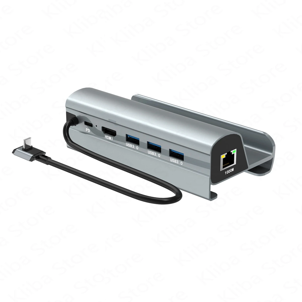 suporte do cubo do suporte da base da tevê da estação da doca da plataforma do vapor que encaixota usb ao do carregador de hdmi dos ethernet para console de steamdeck