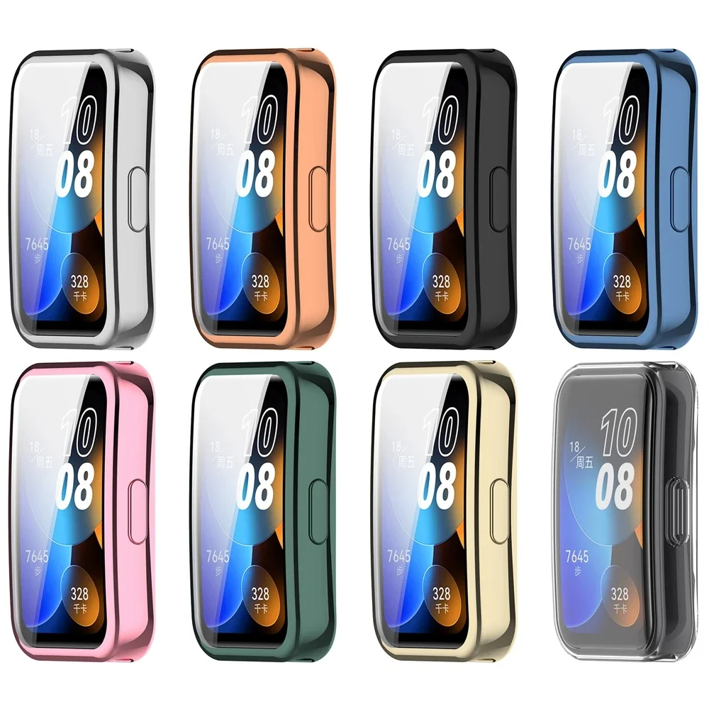 Smart Watch Case Soft TPU For Huawei Band 8 9 10 Screen Protector