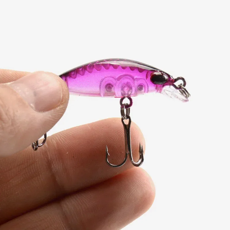 5pcs Mini Minnow 4cm 2.5g Fishing Lure Set Kit With Box CrankBaits Wobblers Lures Sinking Carp Fishing Tackle Artificial fishing lure