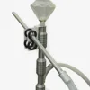 SY 1PC Metal&Silicone Hookah Shisha Hose Holder Hookah Accessories Max Dia.23mm Min Dia 19mm Can Hold 2 Hose Smoking Accessories 3