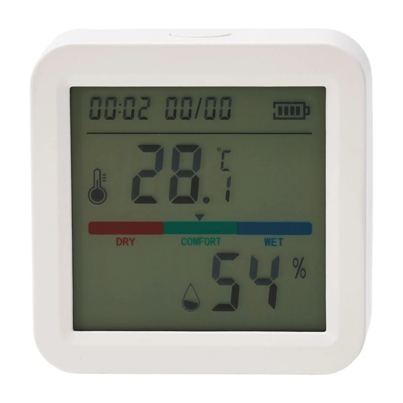 

Smart Temperature Humidity Meter With LCD Display 2.4GHz IEEE 802.11 B/g/n ABS Backlight Support Indoor Sensor High Quality