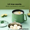 Mini Non-stick Pan Electric Cooking Machine Household 1-2 PeopleSingle/Double Layer Hot Pot Multi Electric Rice Cooker EU Plug 3