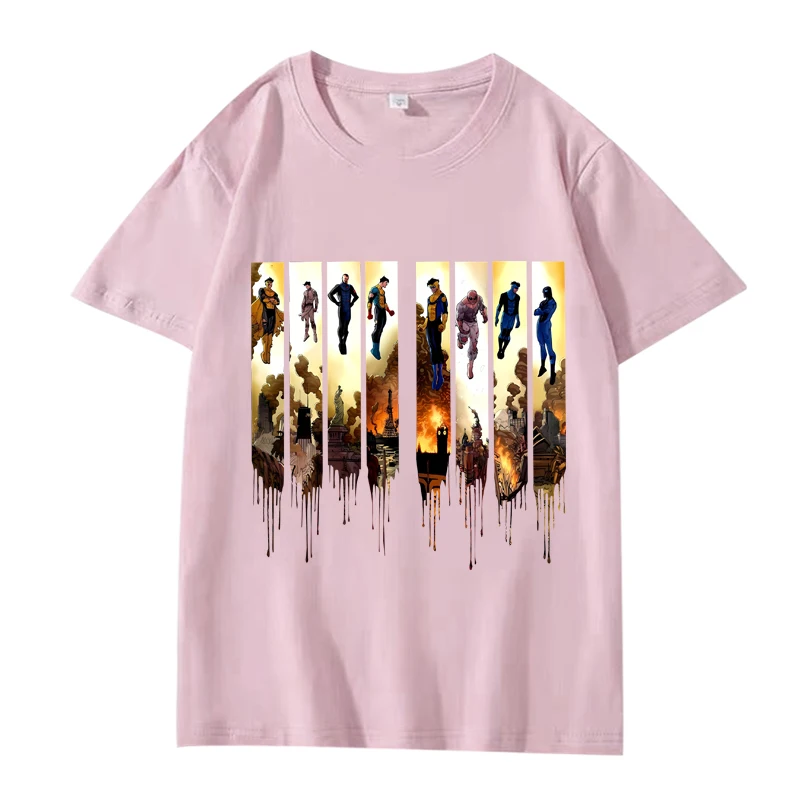 Invincible War Comic Art Classic Oversized Unisex T-Shirt - 100% Cotton, Short Sleeve Summer Collection