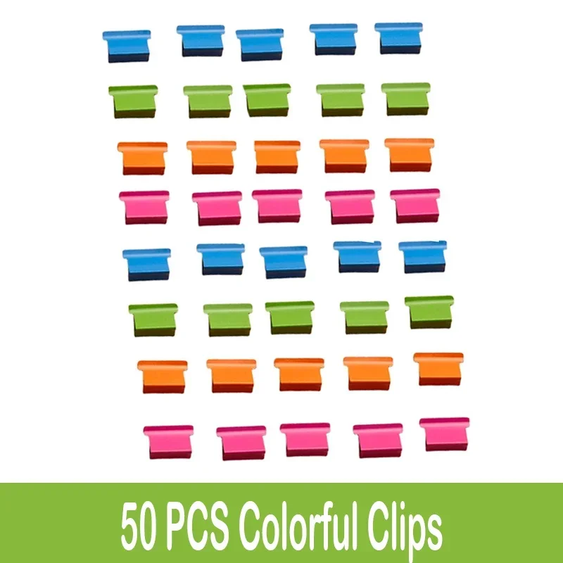 50 PCS Colorful Clip