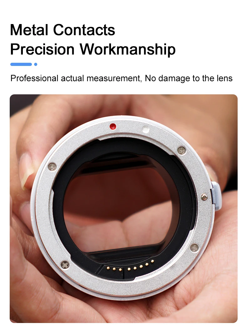 Description Picture 6 of itemEF-EOS R Auto Focus Camera Lens Adapter EF Mount Lens 18-55mm 24-70mm to EOS R Mount Camera R6 R7 R8 R10 R50 AF Quick Focus