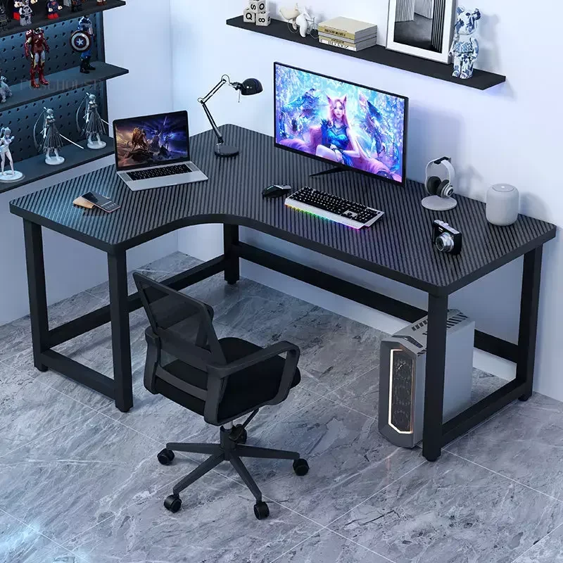 Nordic L Shaped Gaming Table Desktop Computer Desks Bedroom Writing Office  Table Corner Gaming Desks Double Computer Tables Z - AliExpress