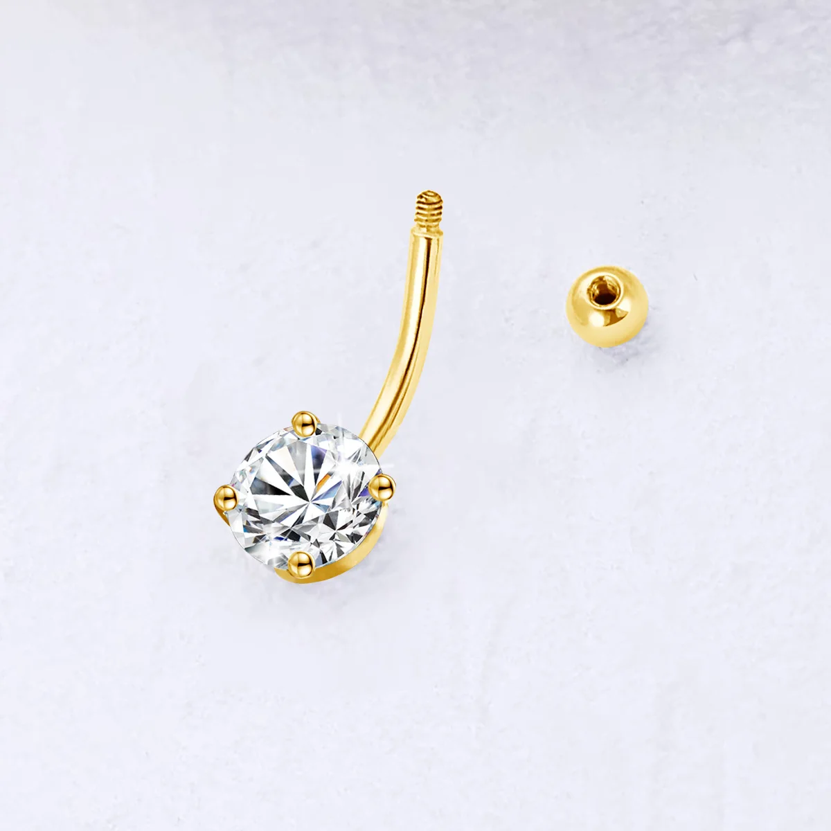 Szjinao 100% 실버 925 2ct Moissanite 섹시한 배꼽 피어싱 링 인증서가 있는 여성을 위한 럭셔리 바디 쥬얼리