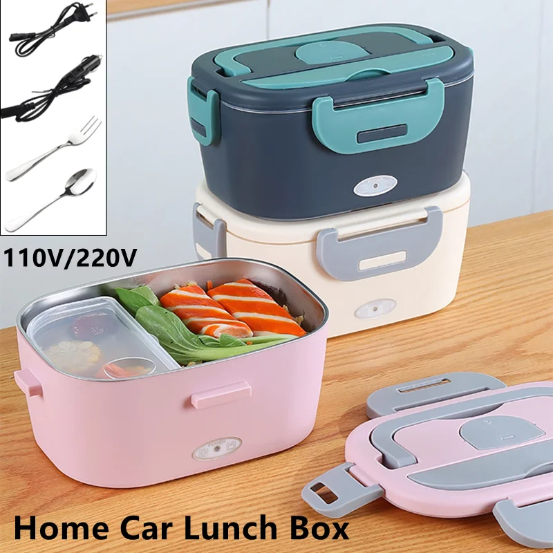 Electric Lunch Box for Car and Home, Work Office - 12V-24V/110V