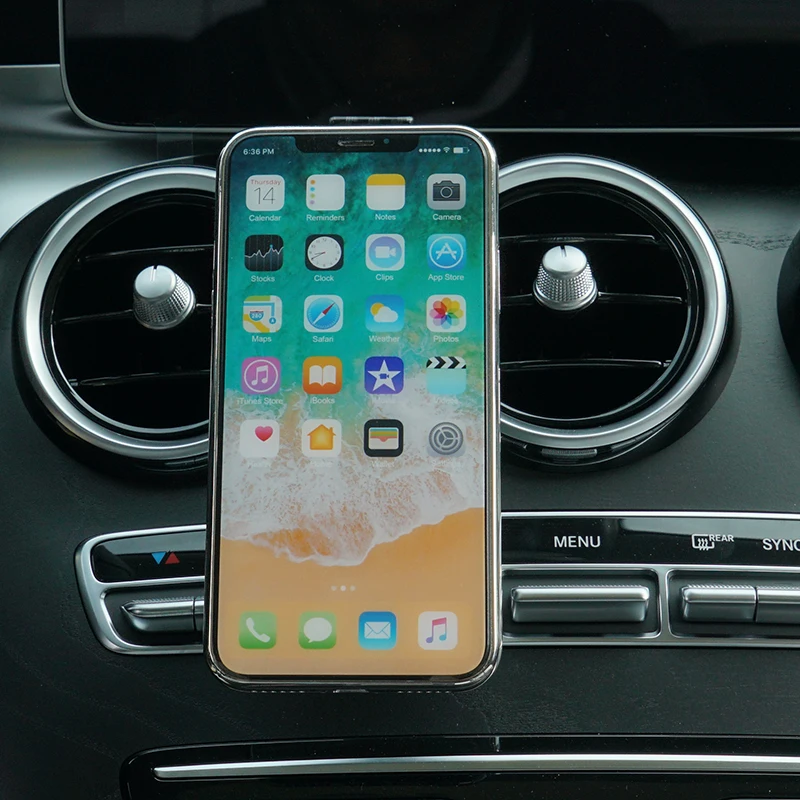 Car phone holder GPS holder cell phone stand cradle air vent mount bracket For Mercedes Benz W205 GLC X253 GLC43 GLC63 C Class