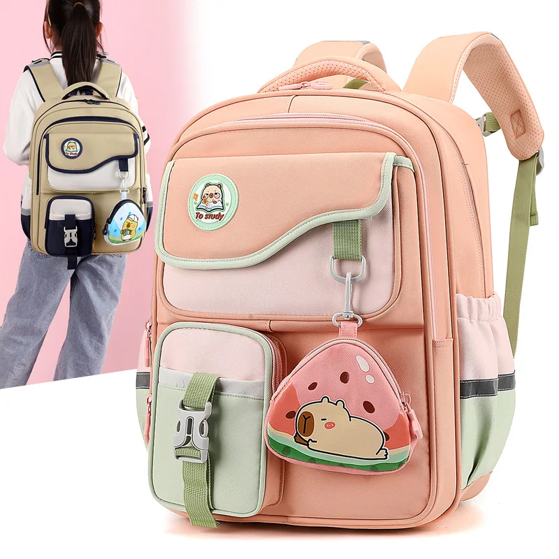 2025 Waterproof Children School Bags For Girls Boys Kids Backpack Orthopedic Backpack Schoolbag Primary School Backpack Mochila 3