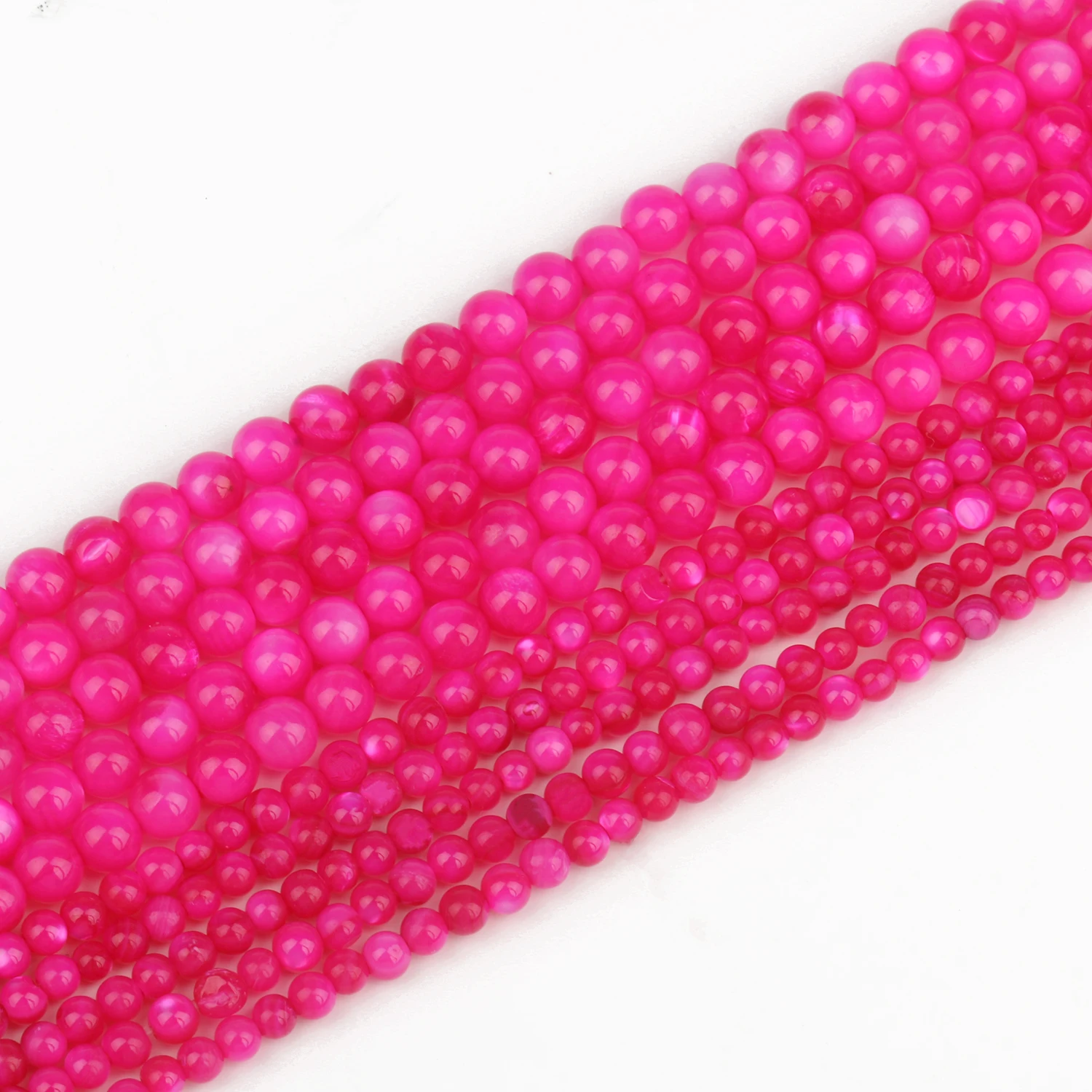 Vibrant Natural Freshwater Shell Beads