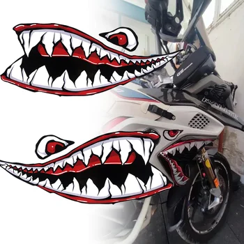 Accessori per la modifica del motociclo decalcomania della decorazione dello squalo adesivo impermeabile riflettente per PIAGGIO GTS GTV 300 GTA Scooter She