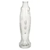 Glass Fish Vase Flask Large Pitcher with Lid Pots for Plants Vases Shaped Bottle Container 2