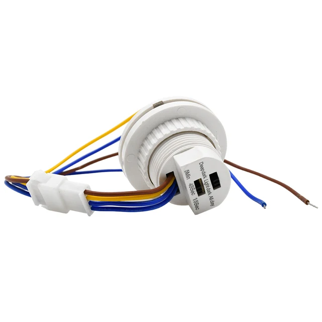 AC85-265V PIR Sensor Detector Smart Switch LED PIR Infrared Motion Sensor Detection Automatic Ceiling Sensor Light Switch 3