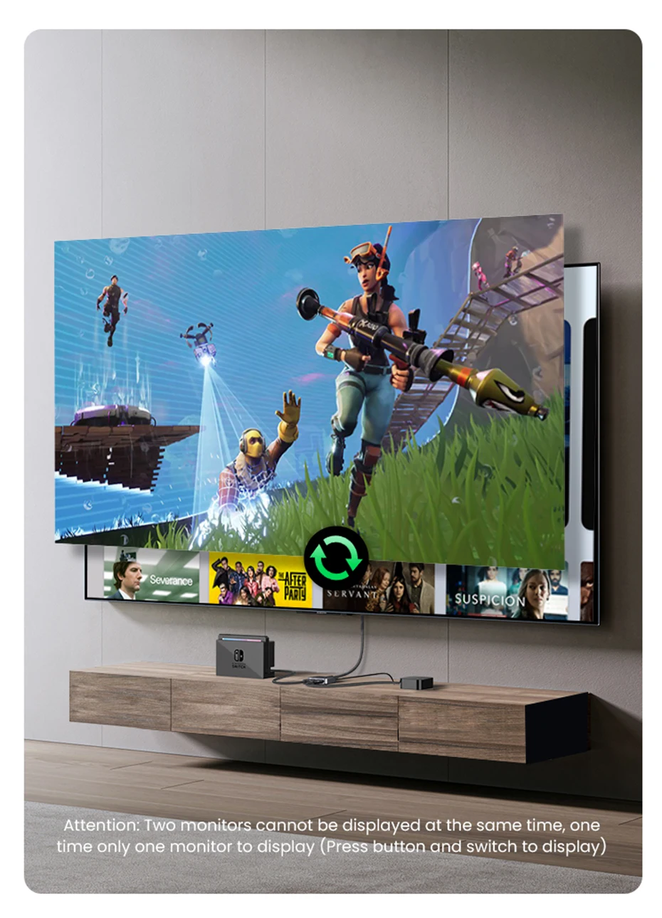 para tv xiaomi xbox seriesx ps5hdmi cabo monitor hdmi 2.1 switcher