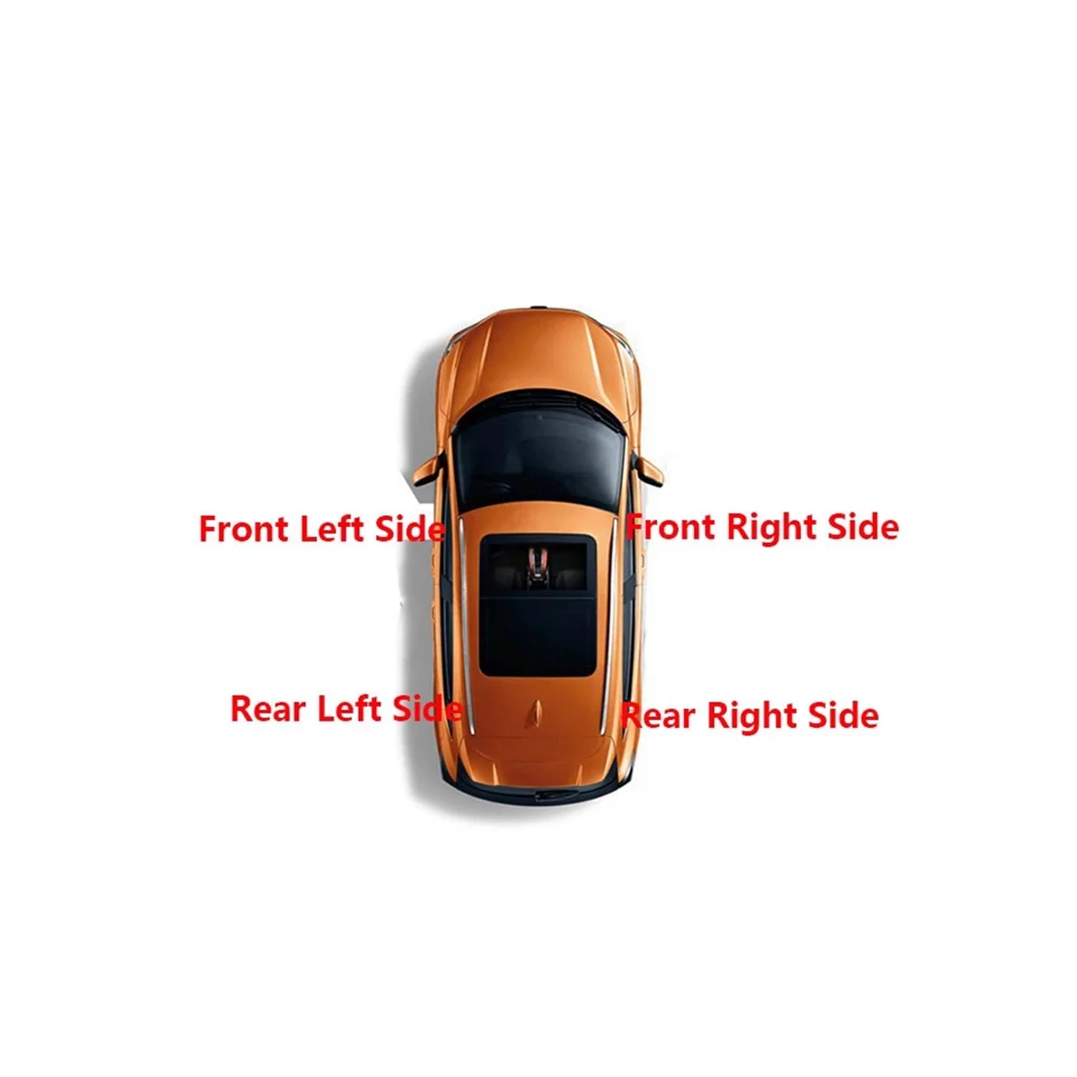 

Auto Roof Luggage Rack Cover Cap for 2007-2011