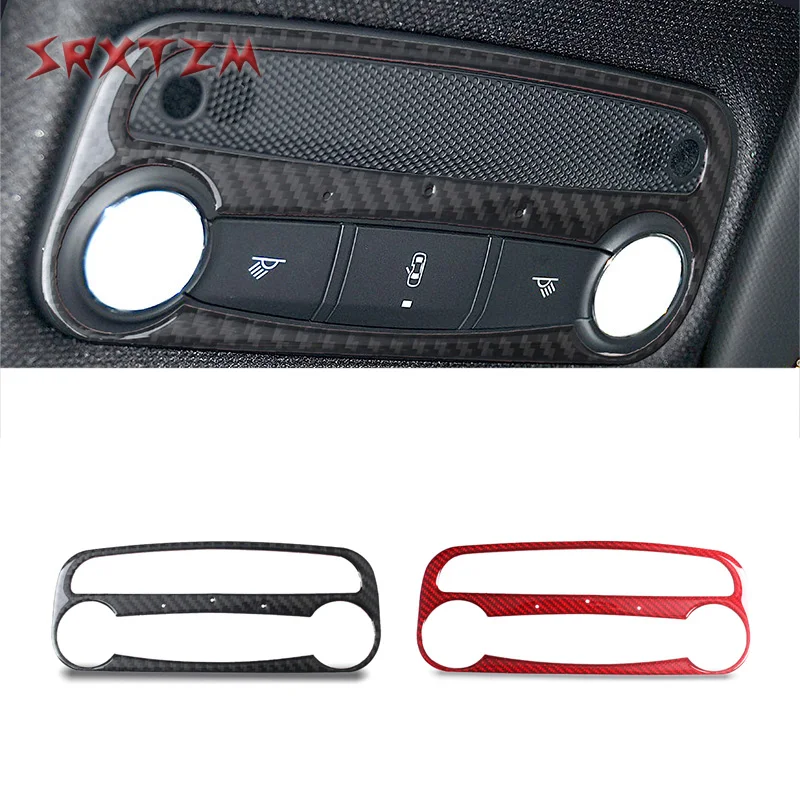 

Carbon Fiber For Audi TT 8N 8J MK123 TTRS 2008-2014 Car Front Overhead Console Reading Light Frame Trim Car Interior Accessories