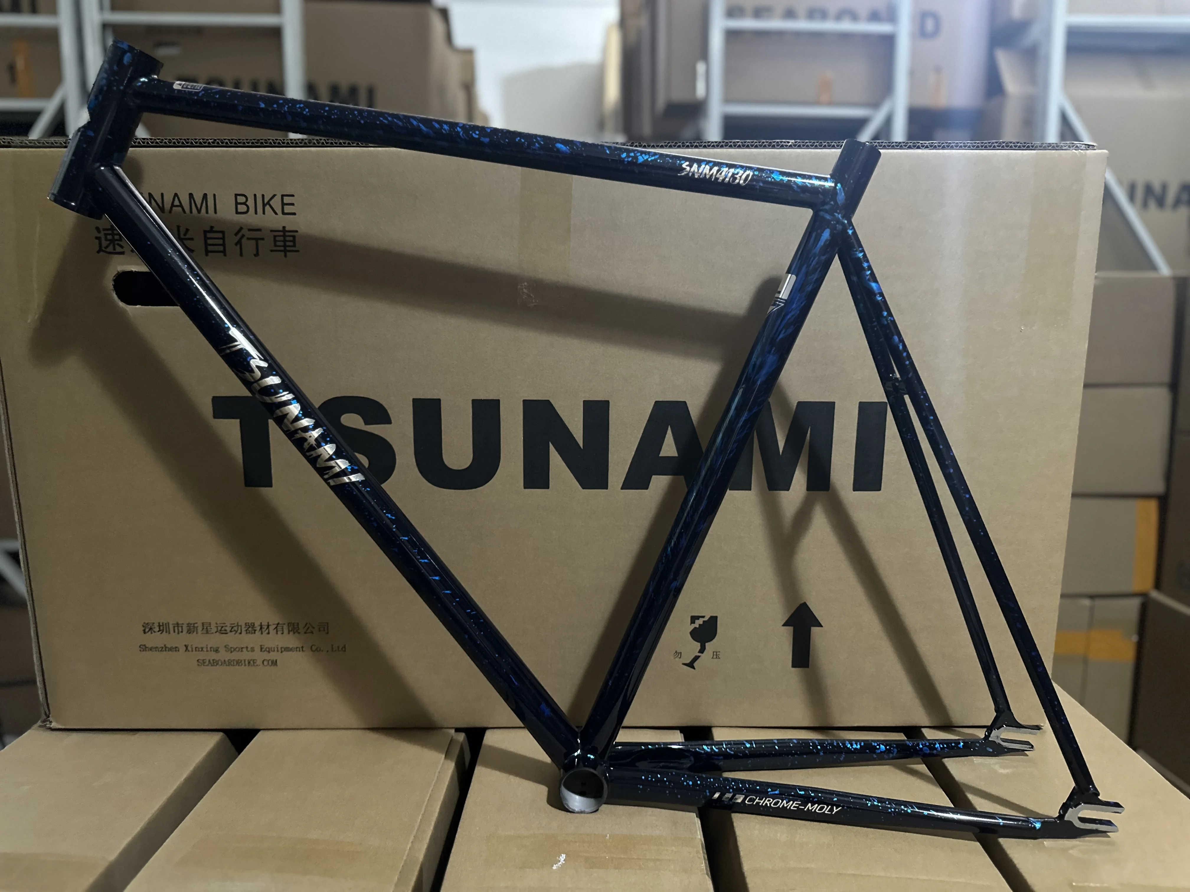 TSUNAMI SNM4130 700C Fixed Gear Bicycle Frameset 50/52/55cm