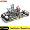 Engineering City Street View Factory Building Blocks Natural Gas Storage Center Laboratory 3In1 Assembly Model Bricks Kids Gifts 1