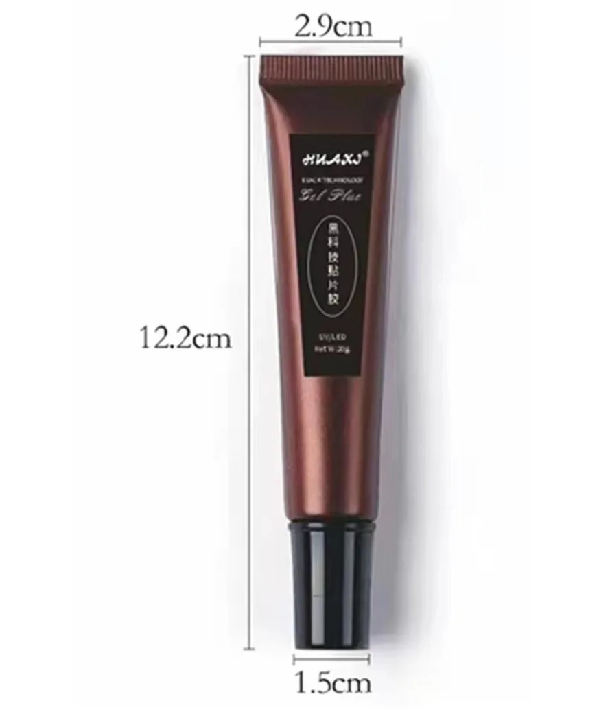 Easy Stick Nail Tips Glue UV Glue for False Nails Gel Polish Manicure Hybrid Gellac Multi-Function Strong Gel Nail Adhesive Tool 6