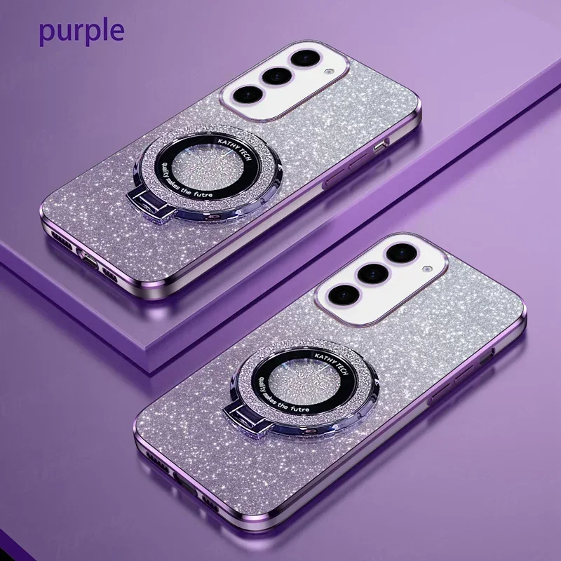 Enhanced Plating Holder Protective Phone Case Cover