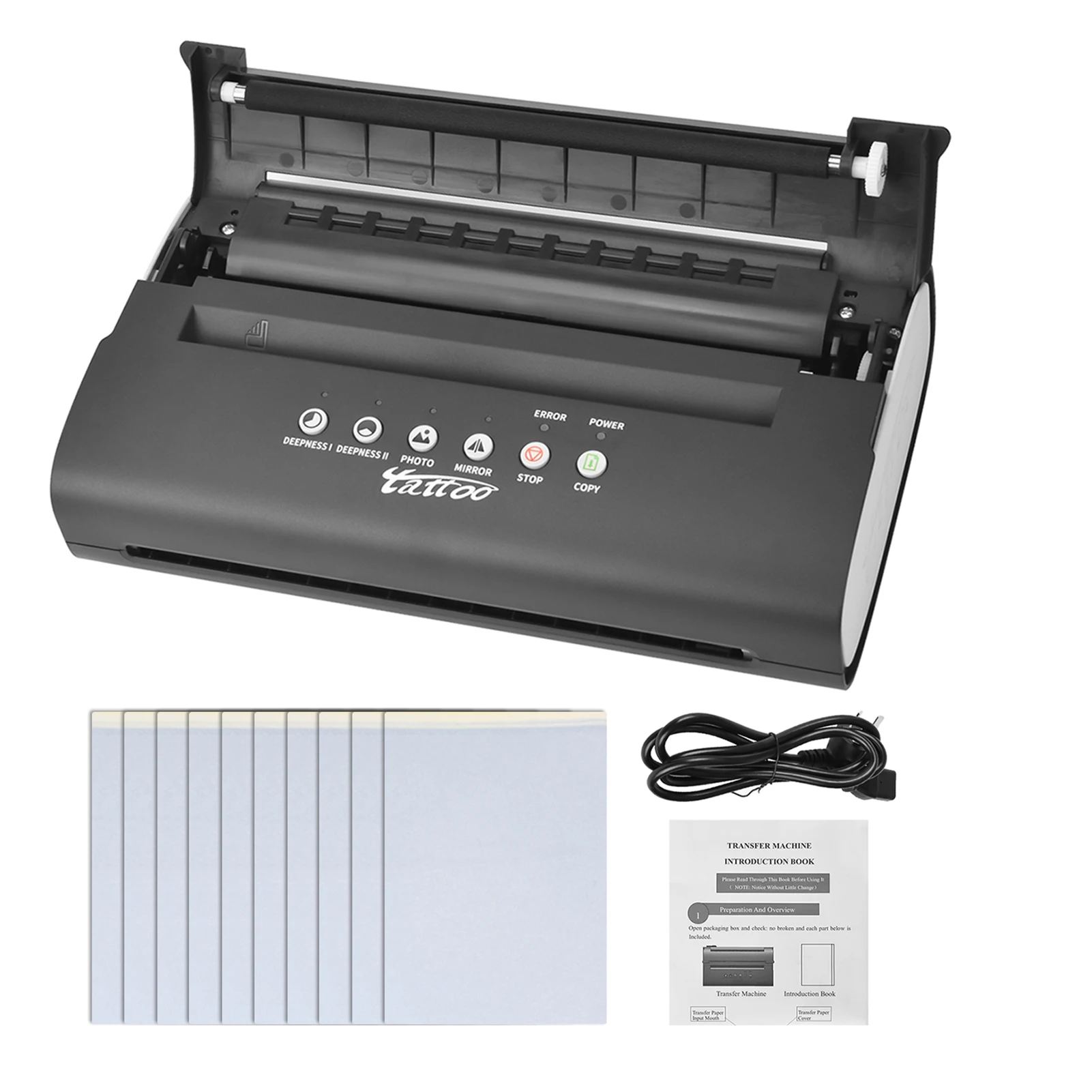 Pro Black Tattoo Transfer Copier Printer Machine Thermal Stencil Paper Maker  Home Diy Beauty Tool | Wish