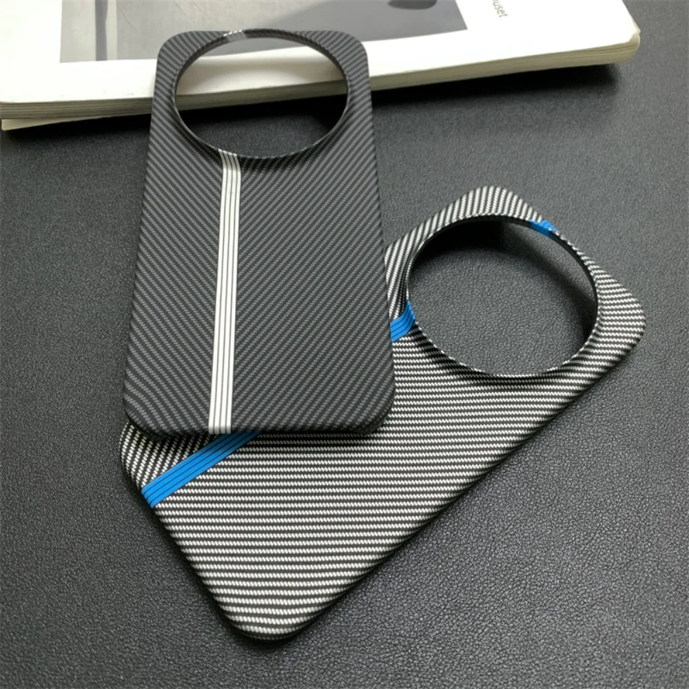 Sleek Carbon Fiber Pattern Frameless Phone Case - Shockproof Cover