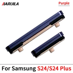 Enhanced Phone Power and Volume Button Connector Replacement (S24 - S24Plus - Purple)