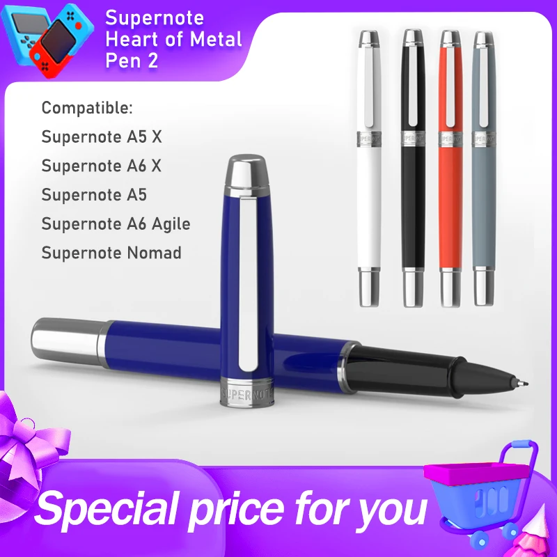 Supernote Heart of Metal Pen 2 Stylus Pen Ceramic Nib no Need to