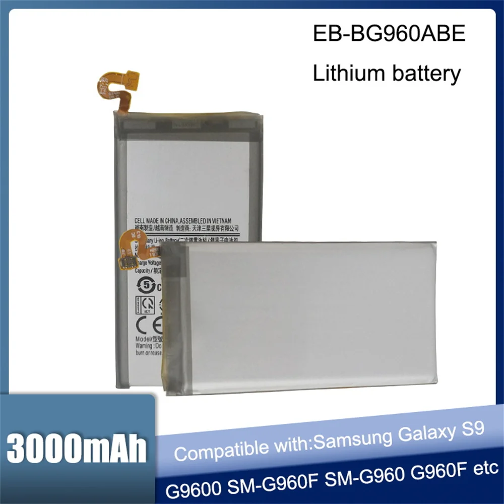 Per Samsung Galaxy S9 G9600 Batteria Originale Samsung Eb-Bg960Abe Ebbg960Abe G960F Sm-G960 Originale Sostituire La Batteria Del Telefono 3000Mah
