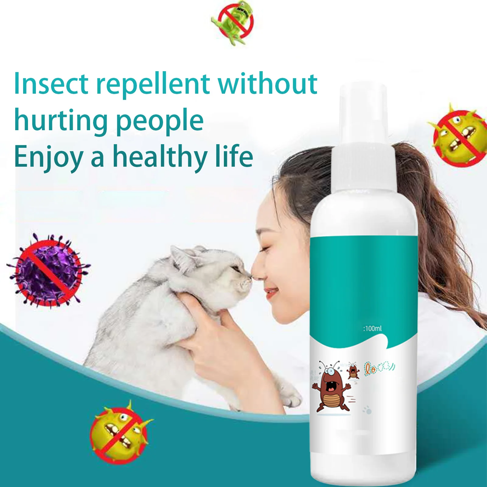 natural care cat flea spray