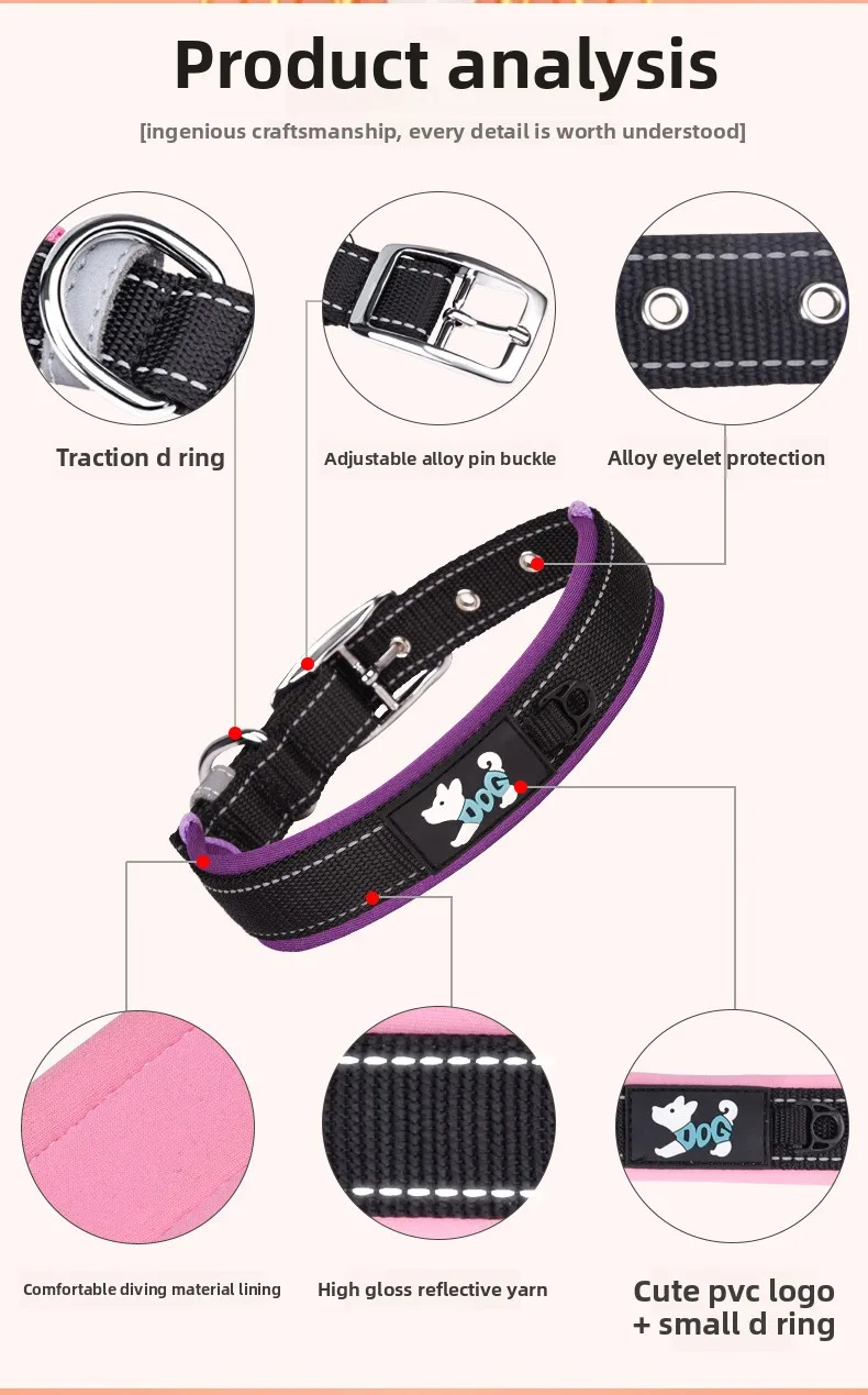 Explosionsgeschütztes Haustierhalsband aus strapazierfähigem Material und in großen Größen erhältlich.