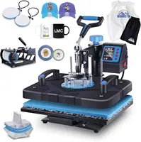 Upgraded 5 in 1 Heat Press Machine 12 x 15 Inch Heat Transfer Machine 360-Degree Swing Away Multifunction Digital Sublimation 1