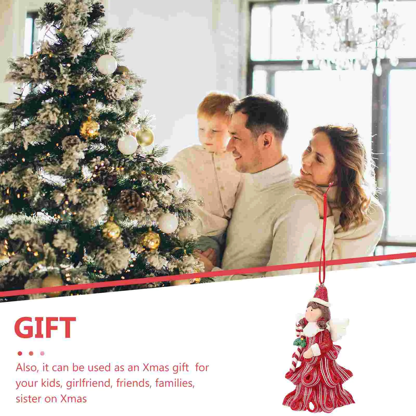 Decorations Christmas Tree Ornaments Pendant Soft Clay Angels Decors 3