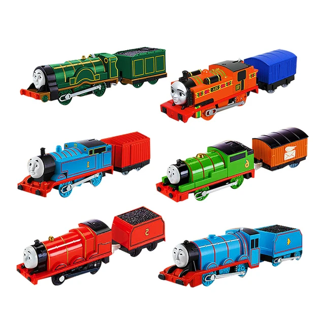 Trem elétricos Thomas e amigos rastreiam o modelo de brinquedo de trem para  crianças - Escorrega o Preço