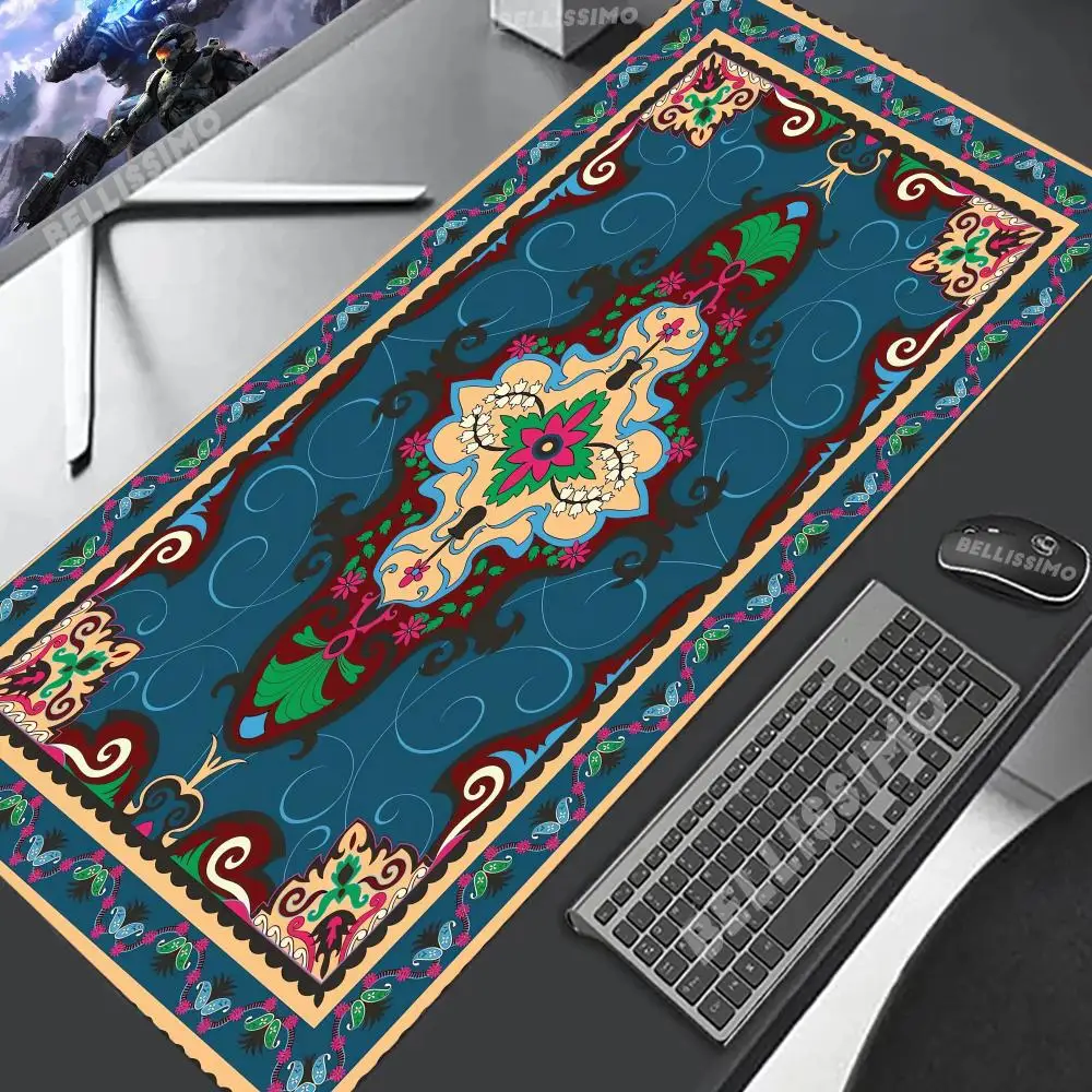 Tappetino Per Mouse Stile Orientale – Design Turco Con Frange – 23x18 Cm – Morbido E Antiscivolo - 4